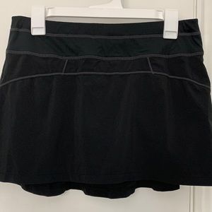 Athleta Black/Purple Tennis Skirt